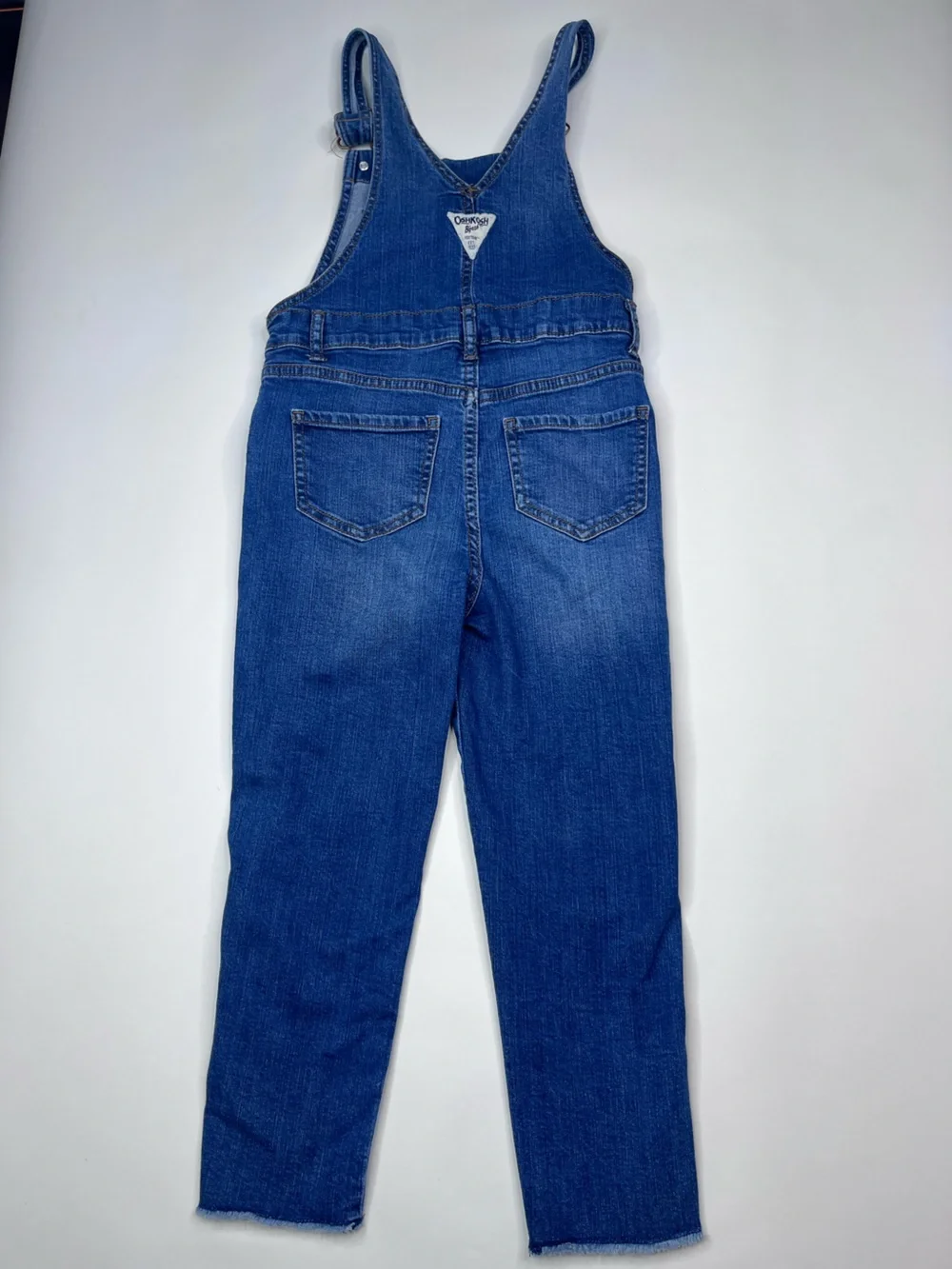 OshKosh B'gosh Blue Denim Girls Overalls Size 7